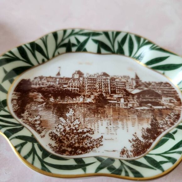 Tagus 2006 commemorative tray plates Portugal golf society set of 2 - Picture 1 of 7